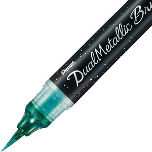 Pentel Arts - Dual Metallic Brush Pen - Metallic Ink - Single Pen by Pentel