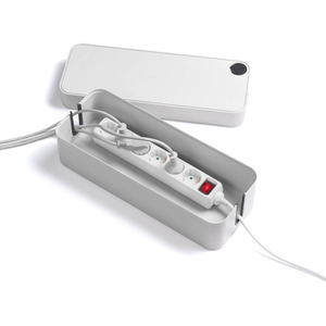 Durable CAVOLINE Cable Management Box - Grey / 414mm by Durable