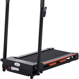 HOMCOM Electric Motorised Walking Machine Treadmill - Black by HOMCOM