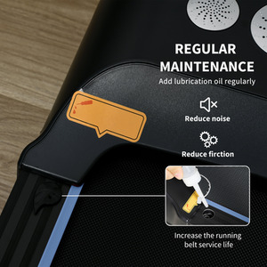 HOMCOM Folding Walking Treadmill Aerobic Walking Exercise Machine LED by HOMCOM