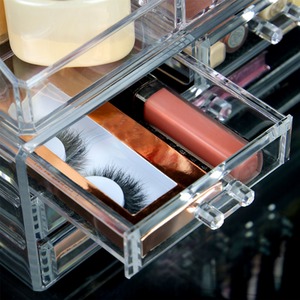 Cosmetic Makeup and Jewellery Organiser - Clear by Pukkr