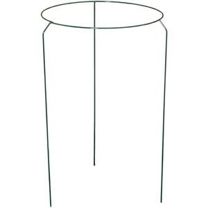 Tom Chambers Urban Metal Herbaceous Garden Plant Support Ring 40cm x 60cm - Green by Samuel Alexander