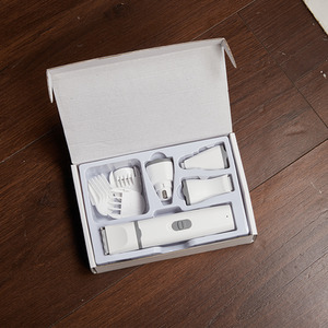 4-in-1 Rechargeable Pet Electric Grooming Clipper Kit - White by Livingandhome