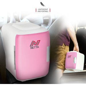5L Mini Fridge - Pink by NETTA