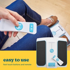 HoMedics PSL-1000-GB 3 Speed Leg Exerciser with Remote Control - White by Homedics