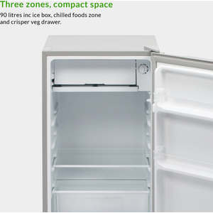 Willow Under Counter Fridge - Silver by Willow