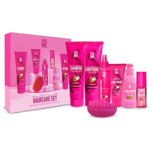 The Full Pink Haircare Set - Argan Oil and Coconut Oil - Argan & Coconut Oil by Give Me Cosmetics