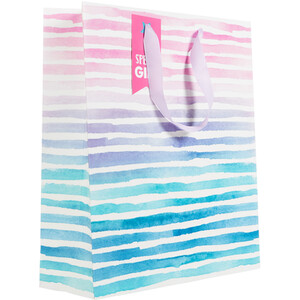 Pack of 5 Multi Sized Gift Bags - Pink