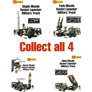 Military Missile Transport Army Truck With Shooting Missiles New Edition - Camouflage / Long Range Missile by Big Daddy