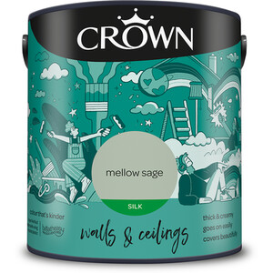 Crown Walls and Ceilings Silk Emulsion by Crown Paints