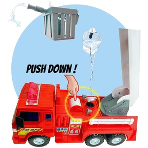 Big-Daddy Friction Powered Lorrys Toy Truck - Multi / Fire Engine by Big Daddy