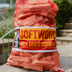 Netted Natural Kindling Wood Sticks - Natural / 1 by Warma