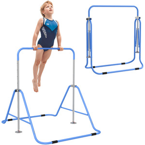 HOMCOM Kids Gymnastics Bar with Adjustable Height by HOMCOM