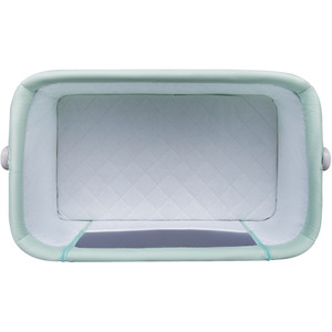 Snoozie Bedside Crib Misty Jade - Turquoise by Kinder Valley