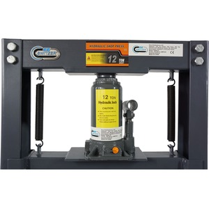 SwitZer Shop Press Heavy Duty Hydraulic 12 Ton - Grey by SwitZer