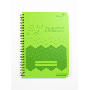 Poly Prop Wire Notebook - A5 by Silvine