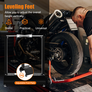 Motorcycle Wheel Balancer - Black by Costway