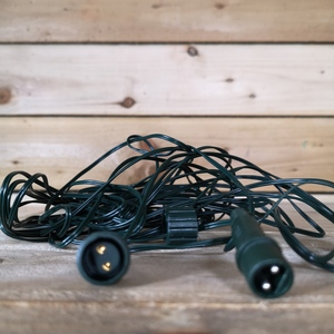 Premier Lights Low Voltage Christmas Extension Lead - Green by Samuel Alexander