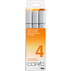 Copic Sketch Marker Pens 3pcs Set Colour Fusion - Orange by Copic