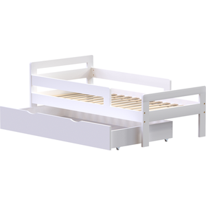 Taurus Toddler Bed With Storage - White by Vida Designs