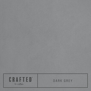Crown Crafted Suede Textured Paint - Dark Grey by Crown Paints