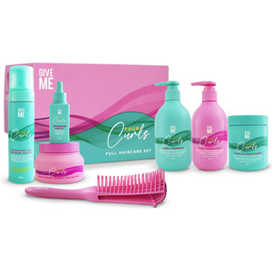 Four Curls Full Haircare Set - Blue by Give Me Cosmetics