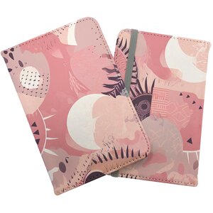 Abstract Pink White Passport Cover - Pink by Warren Reed - Designer