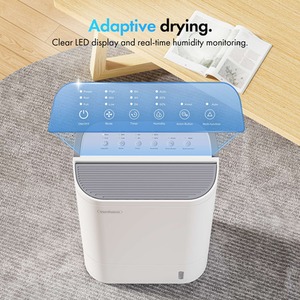 Desiccant Dehumidifier 7L per Day - White by VonHaus