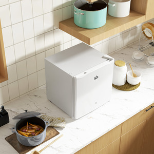 HOMCOM 46 Litre Table Top Fridge Mini Fridge with Chiller Box by HOMCOM