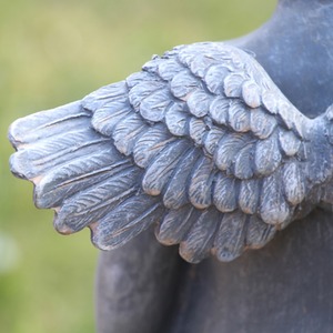 Minel Solar Powered Bird Bath and Water Feature - Brown by Primrose