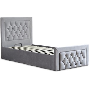 Mia Ottoman Bed - Grey / Single