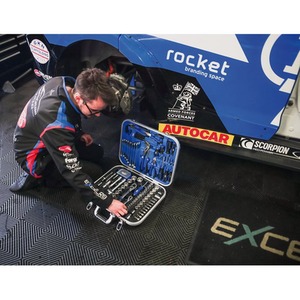 Draper Expert 127 PC Mechanics Tool Kit - Blue/Black by Draper