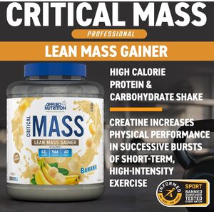 Critical Mass 2.4kg Professional Mass Gainer by Applied Nutrition