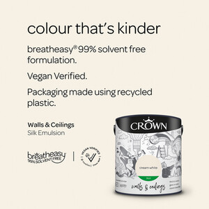 Crown Walls and Ceilings Silk Emulsion by Crown Paints