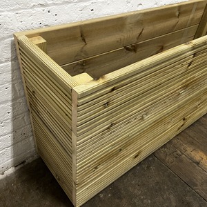 4ft (120cm) Long (63cm) Tall wooden Planter - Tall 4ft Planter by Cutncraft Designs
