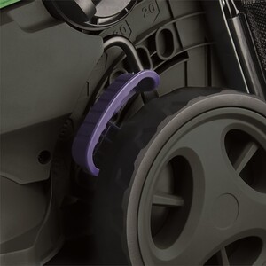 Powerbase Electric Mower and Rear Roller - Green / 34cm Cutting Width by Powerbase