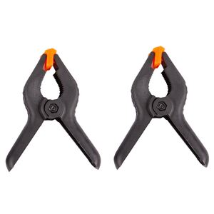 Heavy-Duty Spring Clamps 114mm Black Pack of 2 - Black by Blackspur
