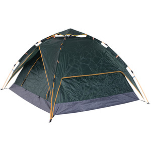 Outsunny Three Man Pop Up Tent Camping - Dark Green by Outsunny
