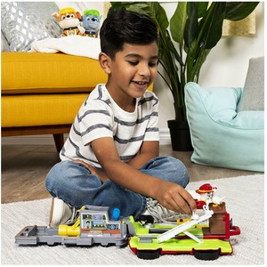 Marshalls Ride n Rescue Transforming 2-in-1 Playset and Fire Truck - Multi by Paw Patrol