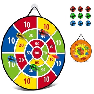 Outdoor Game Large Dartboard Set for Kids - Multicolor