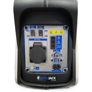 Autojack Petrol Generator Quiet Portable Suitcase Camping Inverter 1200W - White by Autojack