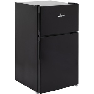 Willow 50cm Under Counter Fridge Freezer - Black by Willow