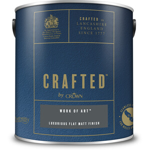 Crown Crafted Luxurious Flatt Matt Paint - Work of Art by Crown Paints