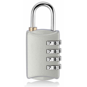 Multi-purpose Four-digit Combination Padlock - Silver