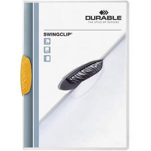 SWINGCLIP A4 Clip Folder - Yellow by Durable