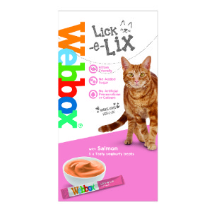 Pack of 5 Lick-e-Lix - Salmon by Webbox