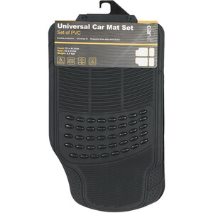Carkit PVC Universal Car Mat Set - Black by Carkit
