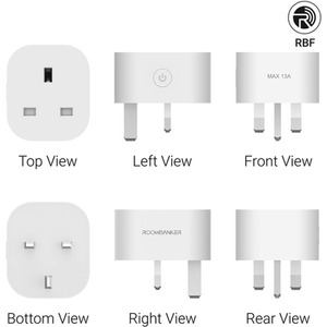 Energy-Saving Smart Plug - White by Roombanker