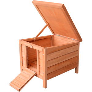 PawHut Wooden Pet Hutch Small Animal House by PawHut