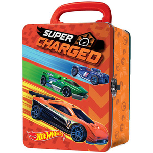 Hot Wheels 1-64 Scale Metal Car Carry Case - Red